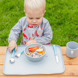 Snap & Go Longsleeve Bib - Firetruck - 12-24m