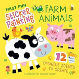 First Fun Sticker Painting: Farm Animals