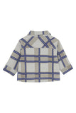 Cardigan Senones - Blue Plaid