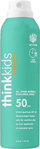 ThinkKids All Sheer Mineral Sunscreen Spray 50 SPF