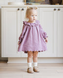 Long Sleeve Isla Dress - Mulberry