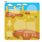 First Fun Sticker Painting: Farm Animals