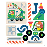 First Fun Sticker Painting: Trucks & Tractors