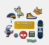 Planet Box Mix & Match Magnets - Skeleton Skate