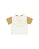 Contrast Short Sleeve Tee - Summer Vibes