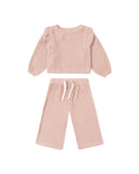 Ruffle Cozy Set - Rose