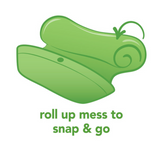 Snap & Go Longsleeve Bib - Firetruck - 12-24m