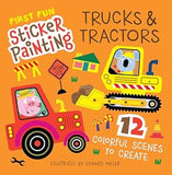First Fun Sticker Painting: Trucks & Tractors