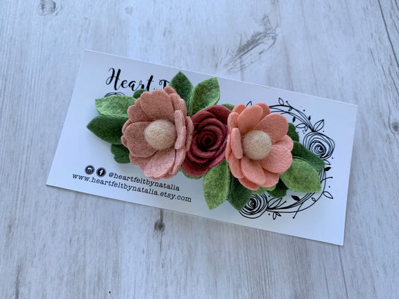 Heartfelt Petite Floral Crown - Rose Garden