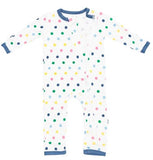 Kyte Zippered Romper - Spring Polka Dots
