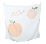 Lulujo 1st Yr Blanket & Card - Sweet as a Peach
