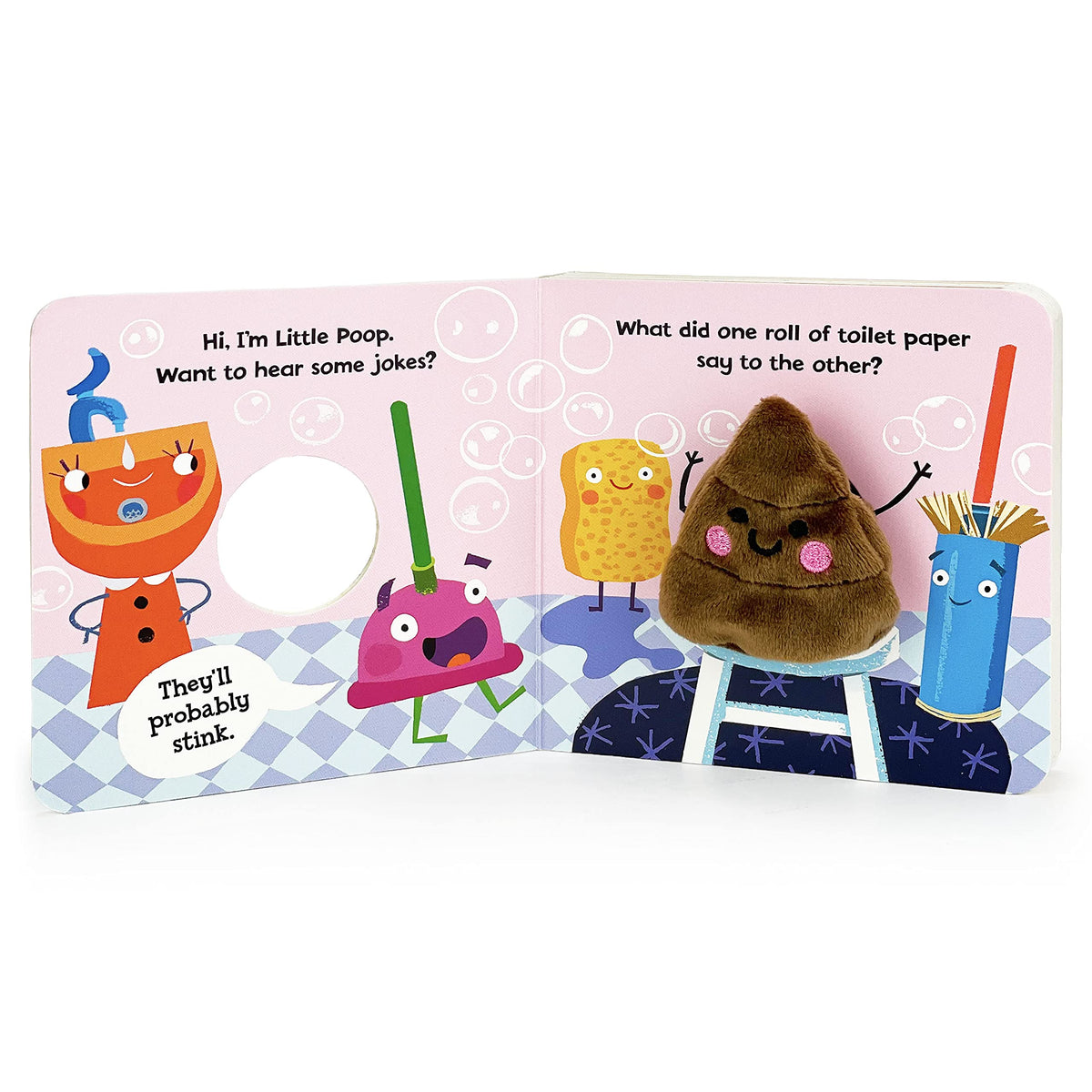 "Poop" A Potty Time Finger Puppet Joke Book Cheeky Monkey