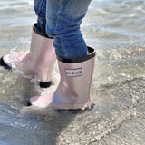 Stonz Rain Boot Metallic Haze Pink