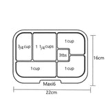 Munchbox Extra Trays - Maxi6 Artwork Tray