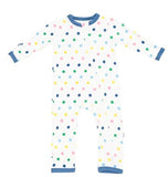 Kyte Zippered Romper - Spring Polka Dots