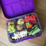 Munchbox Maxi6 Bento Lunch Box - Purple Peacock