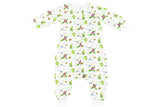 Bamboo Long Sleeve Sleep Suit 0.6 TOG - Eric Carle Garden Flight