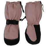 Long Cuff Mittens with Clip - Blush