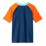 Palm Orange Short Sleeve Rashguard