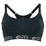 Cake Maternity Cotton Candy Seamless Sleep & Yoga Nursing Bra Black