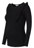 Longsleeve Ruffled Maternity /Nursing Top - Pierson