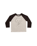 Raglan Tee - Vintage Black
