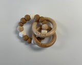 Wee Bears Wood Ring Rattle