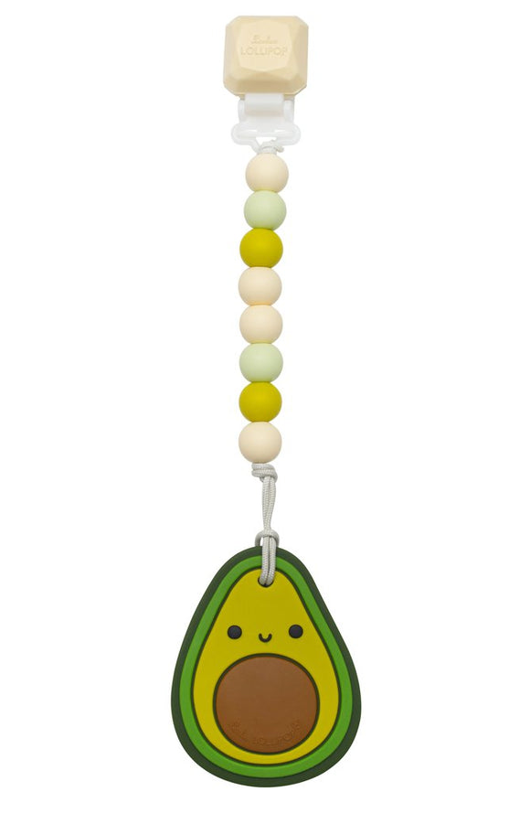 Teether with Clip - Avocado