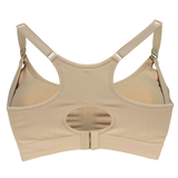 Cake Maternity Cotton Candy Seamless Sleep & Yoga Nursing Bra Beige