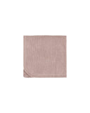 Knit Baby Blanket - Mauve