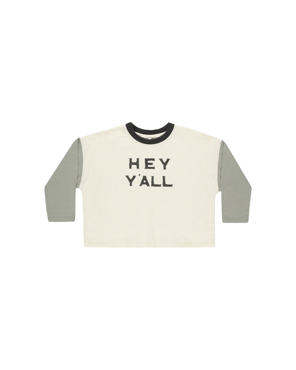 Camden Longsleeve Tee - Hey Y'all