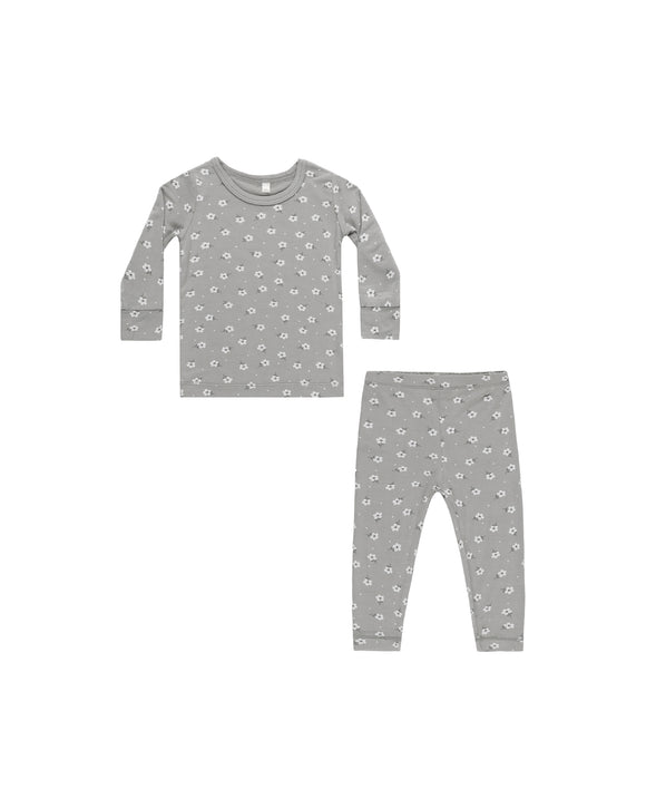 Bamboo Pajama Set - Blue Ditsy