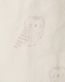 Ruffle Long Sleeve Tee - Snow Owls