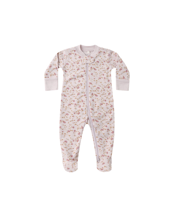 Zip Long Sleeve Sleeper Footie - Garden