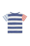 T-shirt stripe - Dusty Blue