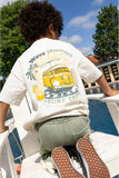 T-shirt - Bus Backprint - Egret