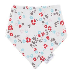 Organic Drool Bib - Scattered Floral