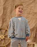 Oversized Crew - Marine Stripe