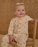 Button Down Jumpsuit - Hearts