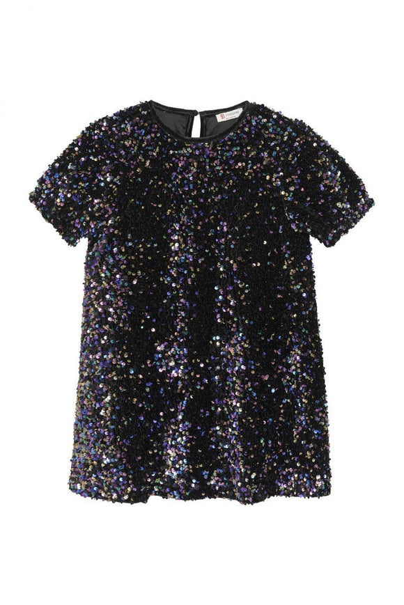 Dress Pippa - Black Sequin