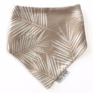 Organic Drool Bib - Blush Palms