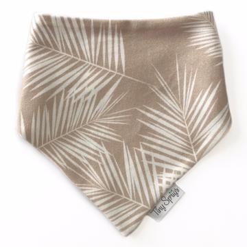 Organic Drool Bib - Blush Palms