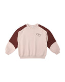 Paneled Sweatshirt - Blush