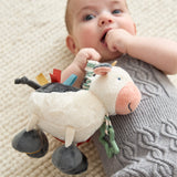 Link & Love Activity Plush Silicone Teether Toy - Cow