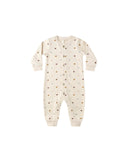 Button Down Jumpsuit - Hearts