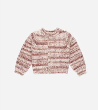 Cheyenne Cardigan - Pink Multi-stripe