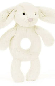 Bashful Cream Bunny Ring Rattle