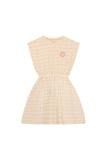 Sleeveless stripe dress - Yellow Stripe