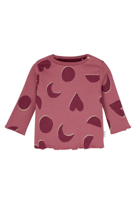 Longsleeve Teague - Pink Shapes