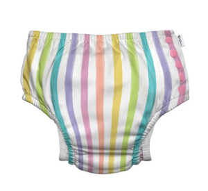 Eco Snap Swim Diaper - Rainbow Stripe